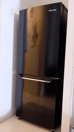 【美品】Hisense ブラック冷蔵庫 150L HR-D15CB 2020年製 HR-D15CB | ハイセンスジャパン株式会社