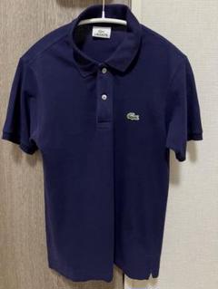 【美品】ラコステ ネイビー ストライプ ポロシャツ LA021EM11442_fw_thumbM.jpg