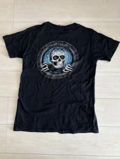 Powell skull tee ブラック