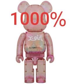 X-girl × BE@RBRICK 1000%