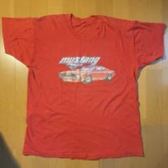 Tシャツ 古着 赤 mustang