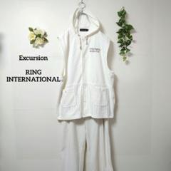 2点セット Excursion パンツセットアップ パーカーベスト フリー