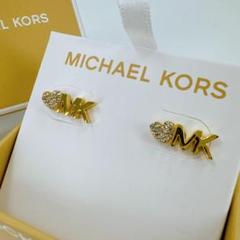 マイケルコース MKロゴ ハート ピアス ミニピアス ハートピアス
