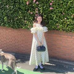 新品　Bibiy. LILLIAN BALLOON ワンピース Bibiy.】 LILLIAN BALLOON DRESS