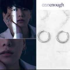 btsジョングク着用 Bold Boss Earring シルバーピアス