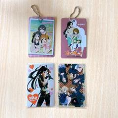 K-On!! メタルキーホルダー 4個セット約8.5cm×約5.5cm