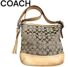 COACH コーチ　ショルダーバッグ　レディース　ブラウン　定番　人気