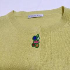クラフトヒロ 綿100%刺繍サマーカーディガン - メルカリ