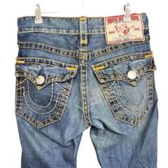 TRUE RELIGION/RICKY SUPER T/太ステッチ/イエロー刺繍 TRUE RELIGION/RICKY SUPER T/太ステッチ/イエロー刺繍 - メルカリ