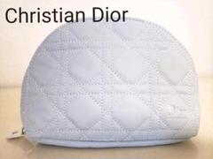 クリスチャンディオール Dior 半円 ポーチ グレー