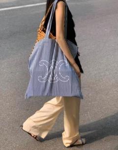 新品 セリーヌ CELINE ノベルティ トートバック/エコバッグ L