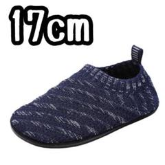 キッズ 夏用シューズ 海 プール EUR27 17cm 通気性 ブルー青 子供