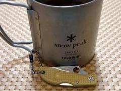 スパイダルコ、キーホルダーナイフ snow peakコラボ レア