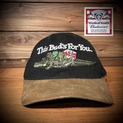 USA製　budweiser キャップ　帽子　ワニ　カエル　ハット バドワイザー USA製 budweiser キャップ 帽子 ワニ カエル ハット バドワイザー