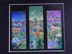 sakra百貨店購入、油彩画【真作保証、美品】林　孝三水辺の楽園18✕60 2025年最新】林孝三の人気アイテム - メルカリ