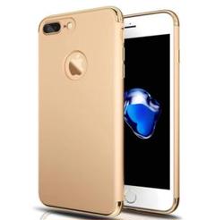 iPhone7 Plus メッキカバー ラグジュアリー マットゴールド