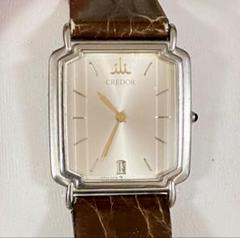 ★稼働品★SEIKO/クレドール★シルバー文字盤★QZ★メンズ腕時計★のサムネイル