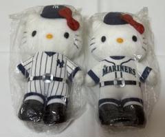ハローキティ ぬいぐるみ ストラップ ニューヨークヤンキース ハローキティ - ニューヨークヤンキース×サンリオ ハローキティ