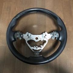 美品 トヨタ ハリアー 60系 後期 プレミアム 純正本革巻ステアリング