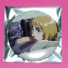 進撃の巨人 キラキラ缶バッジ エレン アルミン