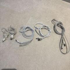 ホワイトUSB充電ケーブル4本セット