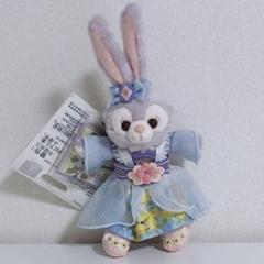5791 上海ディズニー　釉裏青　ステラルー　キーチェーン 上海ディズニー 青花 ステラルー ぬいぐるみ キーチェーン