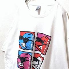 ギルダン レイクベールドルフィンズ デカロゴ Tシャツ ホワイト白 XL古着