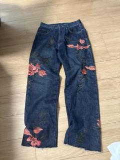 GUCCI 花柄刺繍デニムミュール GUCCI グッチ フローラル 花柄 刺繍 デニム ジャケット - メルカリ