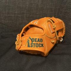 DEAD STOCK 硬式グローブ オレンジ 右投げ　内野