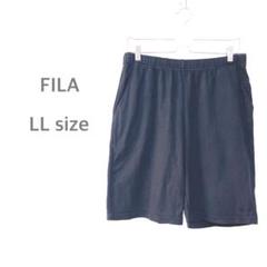 フィラ　FILA ハーフパンツ　スポーツ　大きいサイズ　LL ウエストゴム　黒