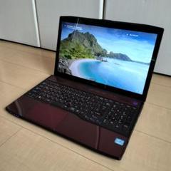 【FUJITSU】LIFEBOOK AH77/JR ガーネットレッドのサムネイル