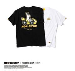 #FR2DOKO?　Rabbits Cart T-shirt（ホワイト XL） FR2DOKO? Rabbits Cart T-shirt（ホワイト XL） - メルカリ