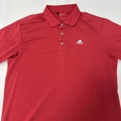 ✨️値下げ中✨️adidas レッド ポロシャツ Lサイズ