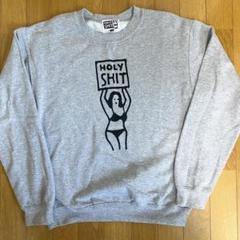 【美品】HOLY SHIT グレー スウェットシャツ