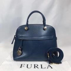 【期間限定お値下げ】 FURLA パイパー ネイビー 美品 2025年最新】フルラ パイパー ネイビーの人気アイテム - メルカリ