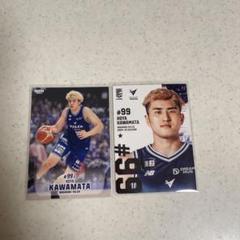 Bリーグリアルカード トレカ 川真田紘也 - メルカリ