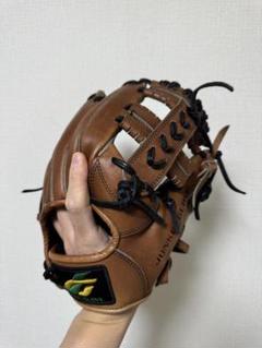 新古品 (高校野球対応)】 ジュンケイ 硬式グローブ / 内野手用