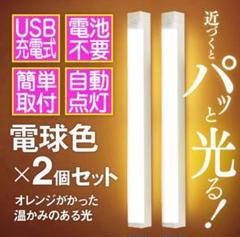 センサーライト 人感 LED 室内 照明 充電式