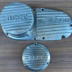 スズキ GT380後期 エンジン スプロケ カバー サンパチ 純正 B6 B7