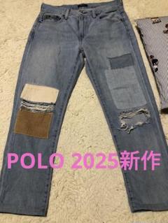 未使用 ポロラルフローレン 現行タグ パッチワーク デニム