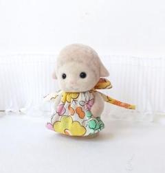 ワンピース＊ひつじの赤ちゃん＊シルバニア＊着せかえ
