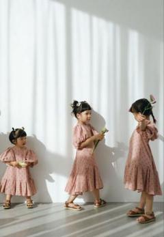 uhr Heart Mom Dress 1-2y ピンク uhr heart mom dress pink 5-6y - メルカリ