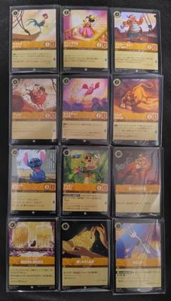 【ディズニー★ロルカナ★アンバー★12種類★合計48枚セット★コモン★日本語版】のサムネイル