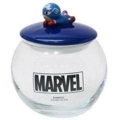 MARVEL マーベル KAWAII ガラス キャニスター キャプテン・アメリカ