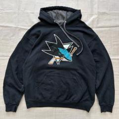 XL/古着 スターター 長袖 ナイロン ジャケット メンズ 90s NHL サンノゼシャークス 刺繍 大きいサイズ マルチカラー 水色 アイスホッケー s Vintage San Jose Sharks Starter Puffer Jacket 90s Mens Large