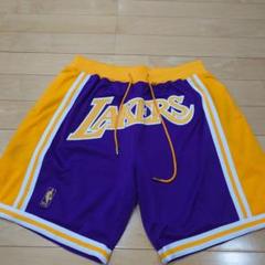 Mitchell & Ness NBA JUST DON PRACTICE SHORTS LAKERS BLACK