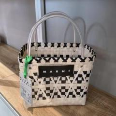 更にお値下げ❗️MARNI 編み込みかごバッグ　未使用品 マルニ MARNI MARNI マルニ バッグ バスケット ポッドキッド