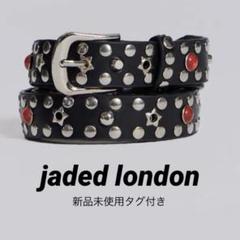 新品未使用JADED LONDON STARSTUDS本革 ベルト ブラック