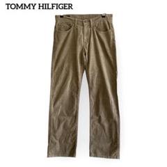 TOMMY HILFIGERコーデュロイパンツ【32/30】ストレートロゴボタン