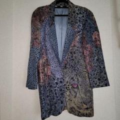【美品】ROBERTO CAVALLI ロベルト・カヴァリ　シルクジャケット　Ｌ 美品】ROBERTO CAVALLI ロベルト・カヴァリシルクジャケットL